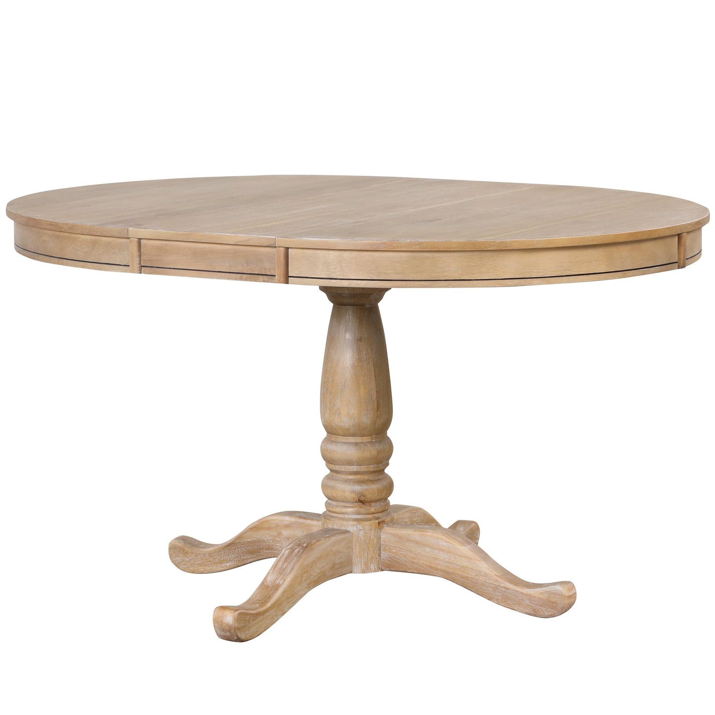 Modern Dining Table Set for 4,Round Table and 4 Kitchen Room Chairs,5 Piece