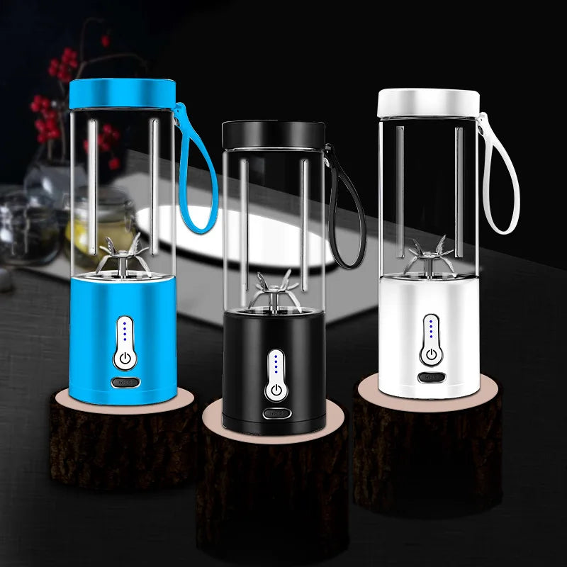 Portable Blender Mini USB Rechargeable Juicer Cup Smoothies