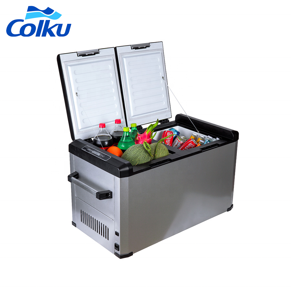Special Design New Item 12V 24V Dual Zone Fridge Compressor Car Refrigerator Freezer Fridge for Camping Outdoor