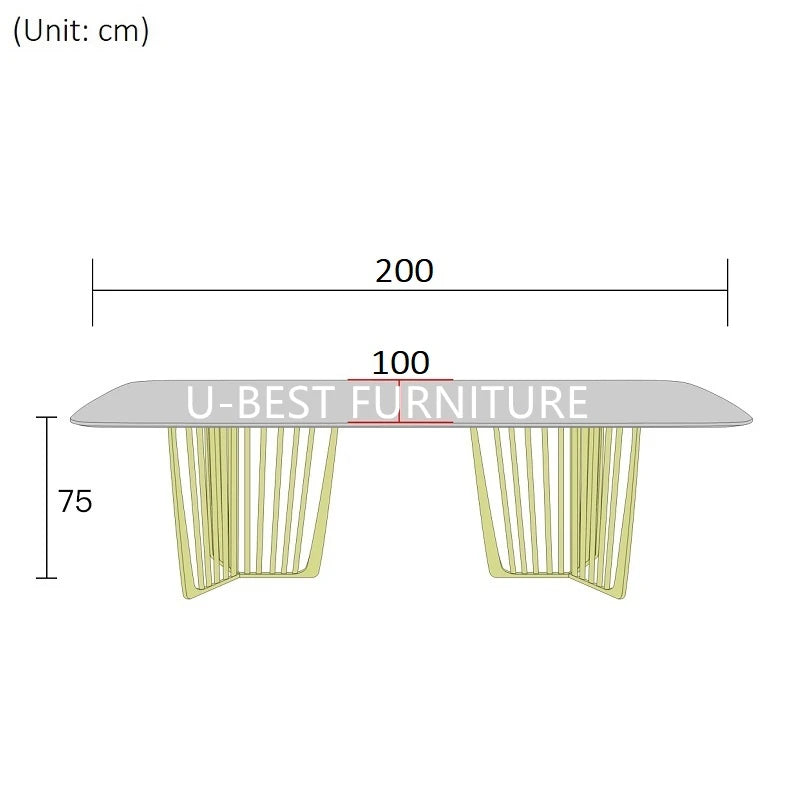Luxury Designer Home Furniture Dining Room Dining Table and Chairs Marble