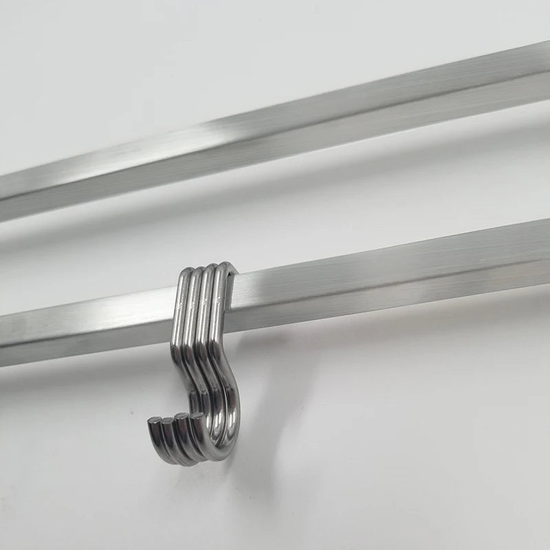 Stainless Steel  Double Knife Bar Magnet Knife Strip for Wall