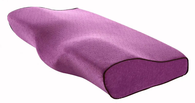 YR Memory Foam Pillow for Sleep Cervical Pillows Butterfly Shaped Memory Pillows Relax the Cervical Spine Adult Slow Rebound