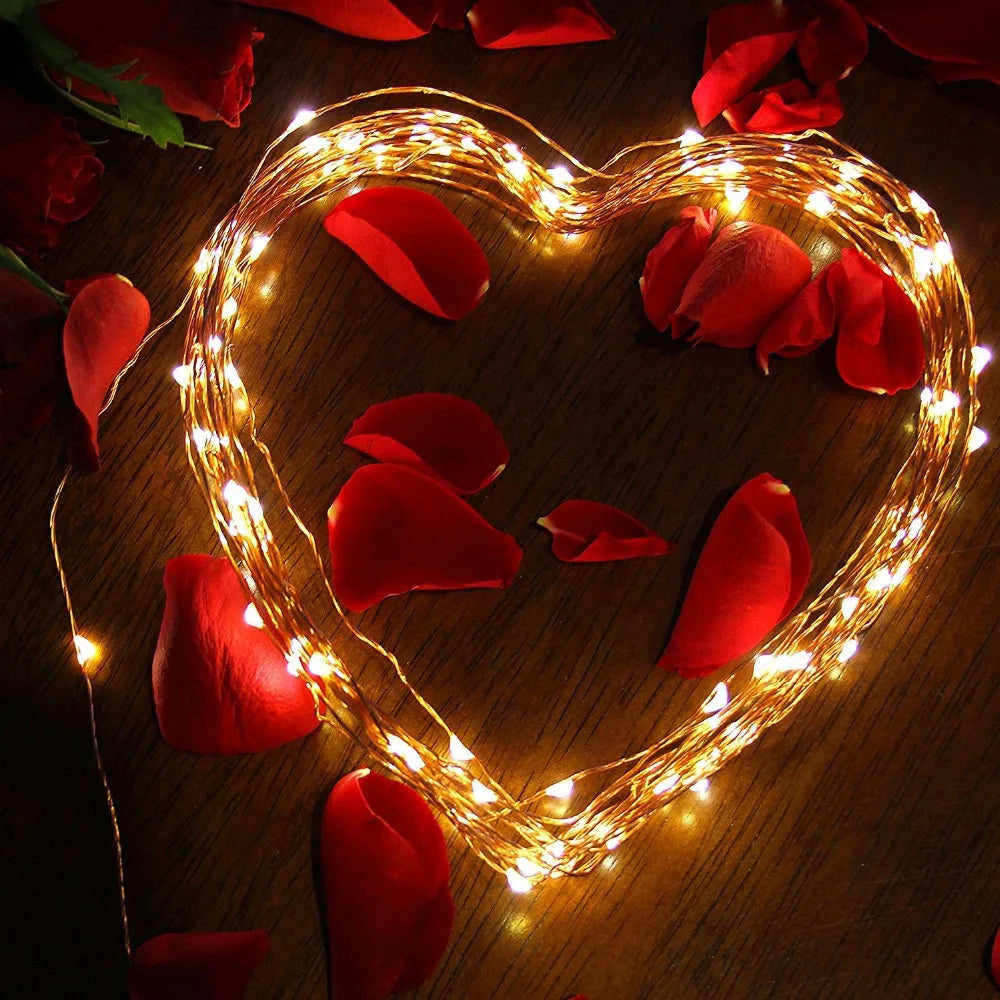 Solar String Fairy Lights 12m 100LED / 32M 300 LED  Waterproof Outdoor Garland Solar Power Lamp Christmas for Garden Decoration