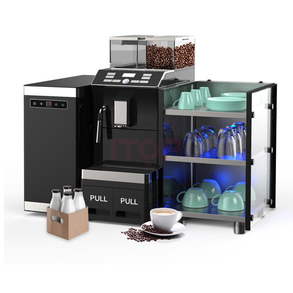 9.8L Milk Fridge for Coffee Machine Commercial Milk Chocolate Fridge Standard Milk and Coffee Refrigerator