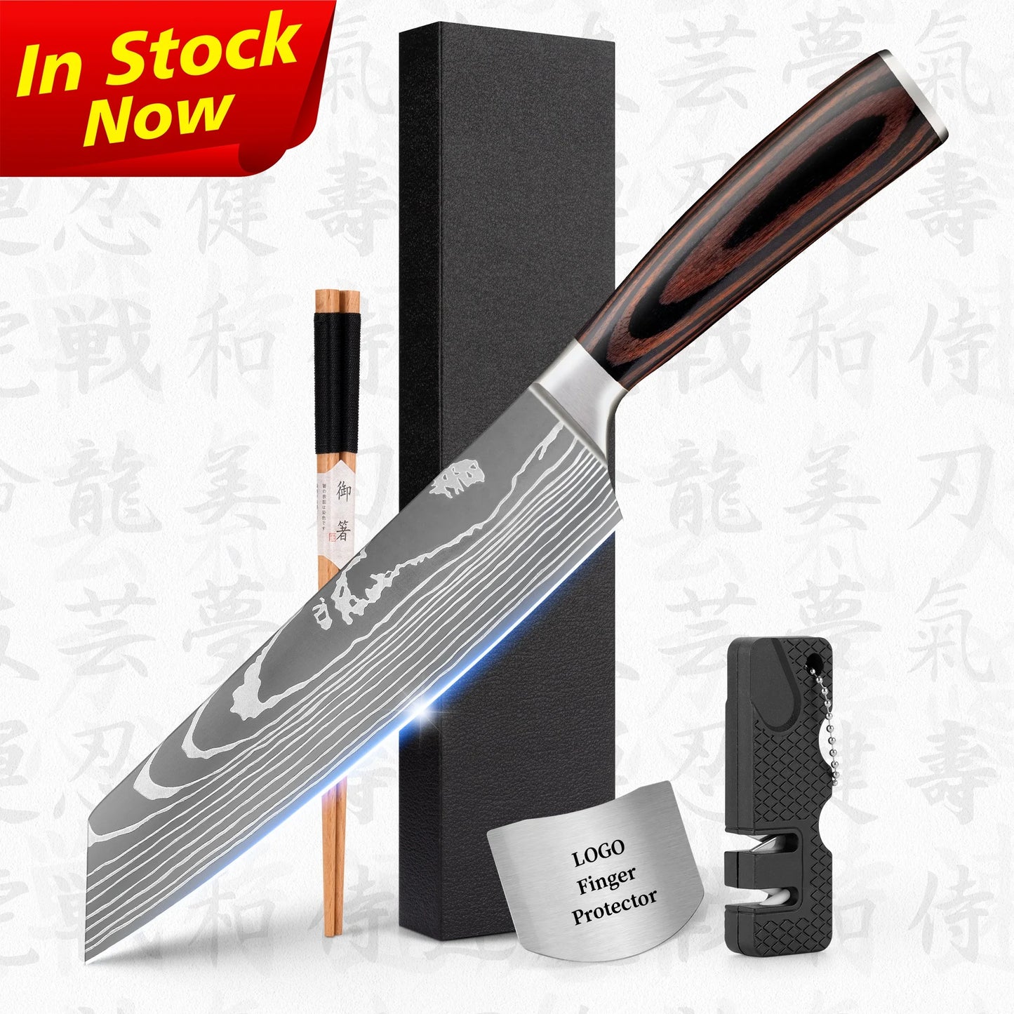 10% Off Brown Pakka Wood Handle 67 Layers VG10 Kitchen Knives Stainless Steel