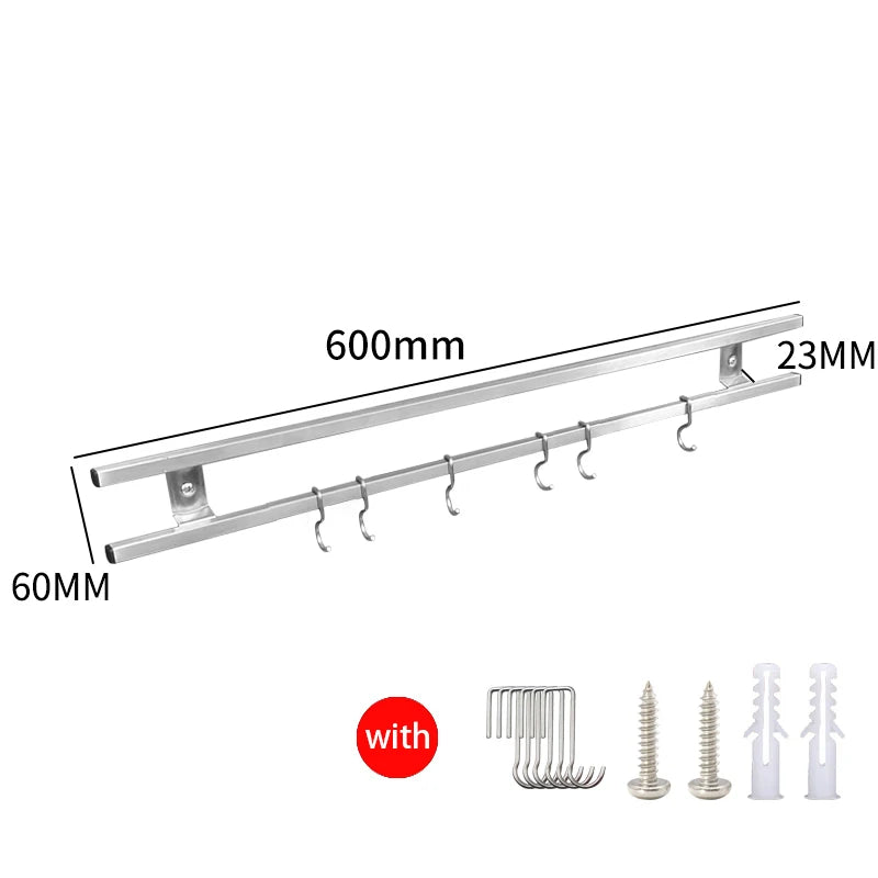 Stainless Steel  Double Knife Bar Magnet Knife Strip for Wall