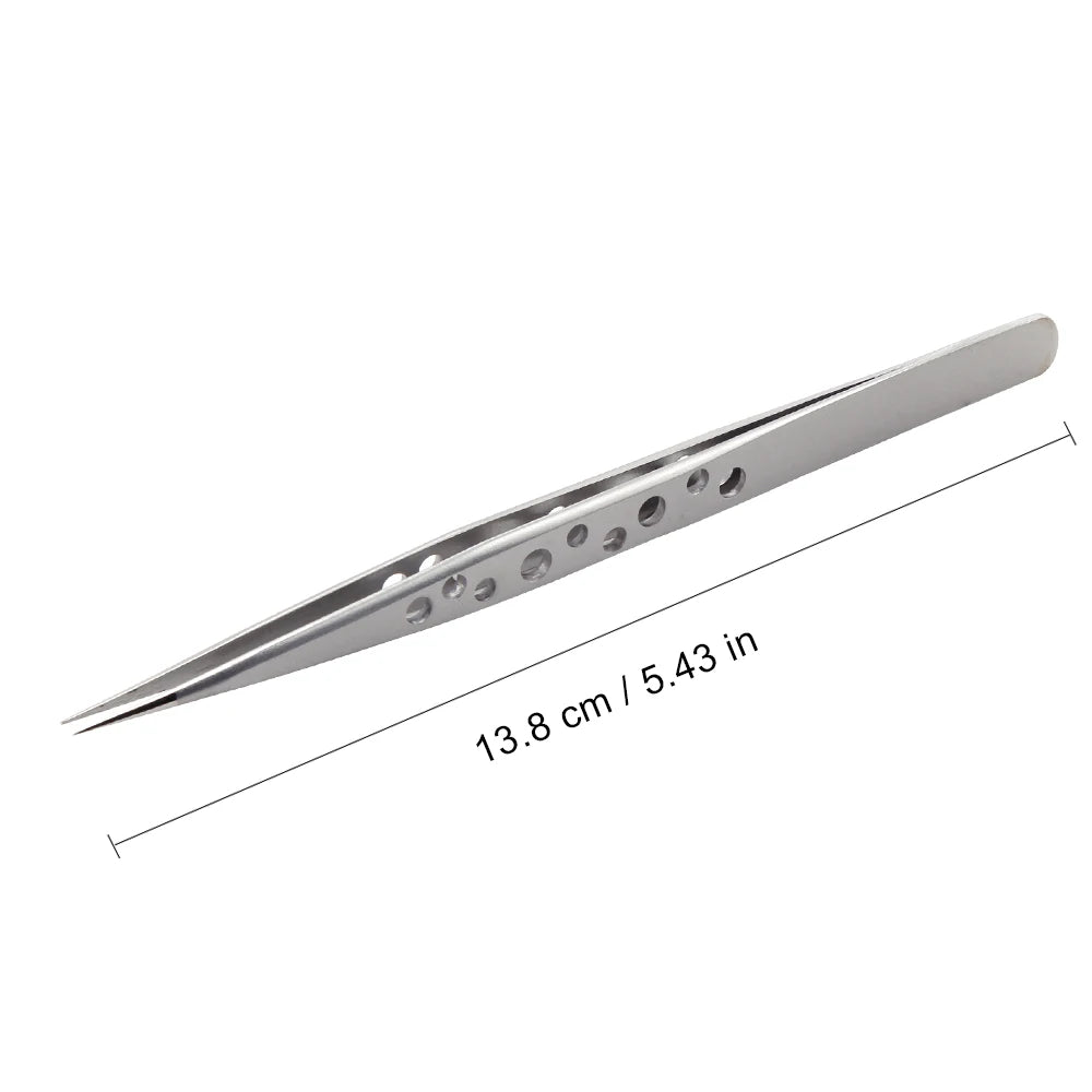 VETUS Eyelash Extension Tweezers Volume Lashes Stainless Steel Tweezer Non-Magnetic Eyelashes Tools Professional Makeup Tool