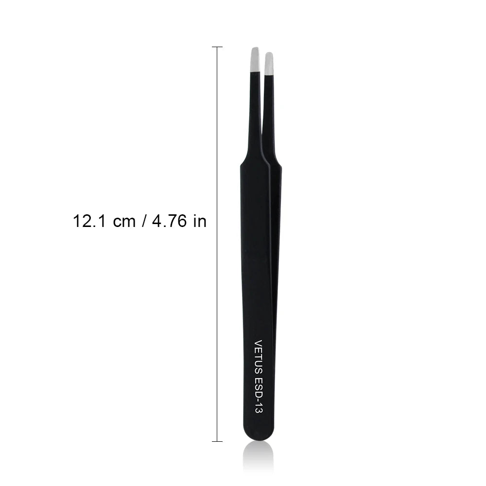 VETUS Eyelash Extension Tweezers Volume Lashes Stainless Steel Tweezer Non-Magnetic Eyelashes Tools Professional Makeup Tool
