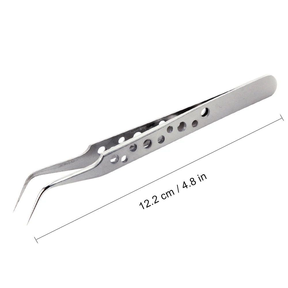 VETUS Eyelash Extension Tweezers Volume Lashes Stainless Steel Tweezer Non-Magnetic Eyelashes Tools Professional Makeup Tool