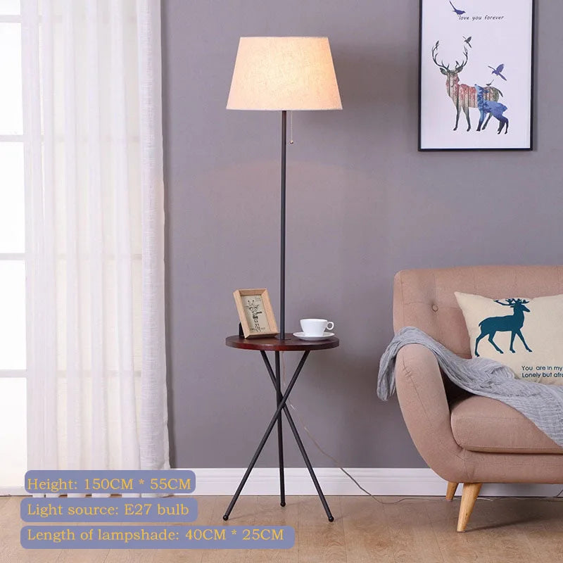 Modern Fashion Coffee Table Floor Lamp E27 Lamp Head Floor Lamp Living Room Bedroom Study Hotel Room Cafe Decorative Bracket