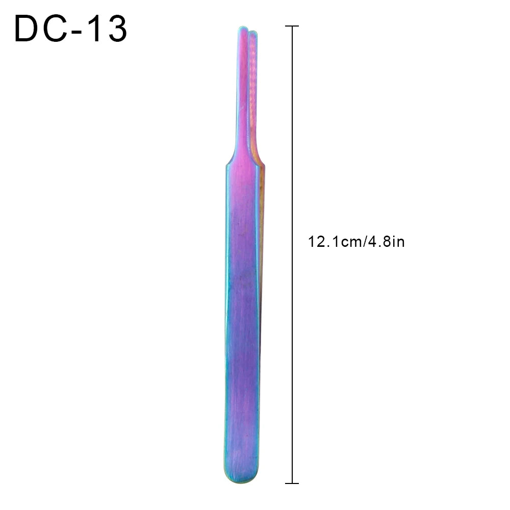 VETUS Eyelash Extension Tweezers Volume Lashes Stainless Steel Tweezer Non-Magnetic Eyelashes Tools Professional Makeup Tool