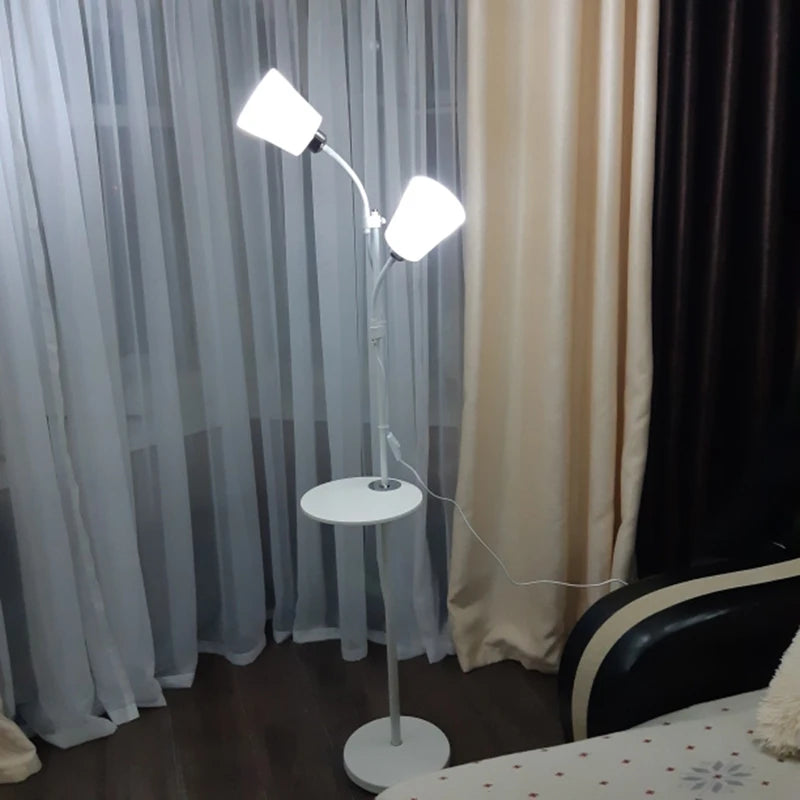 Modern Fashion Coffee Table Floor Lamp E27 Lamp Head Floor Lamp Living Room Bedroom Study Hotel Room Cafe Decorative Bracket
