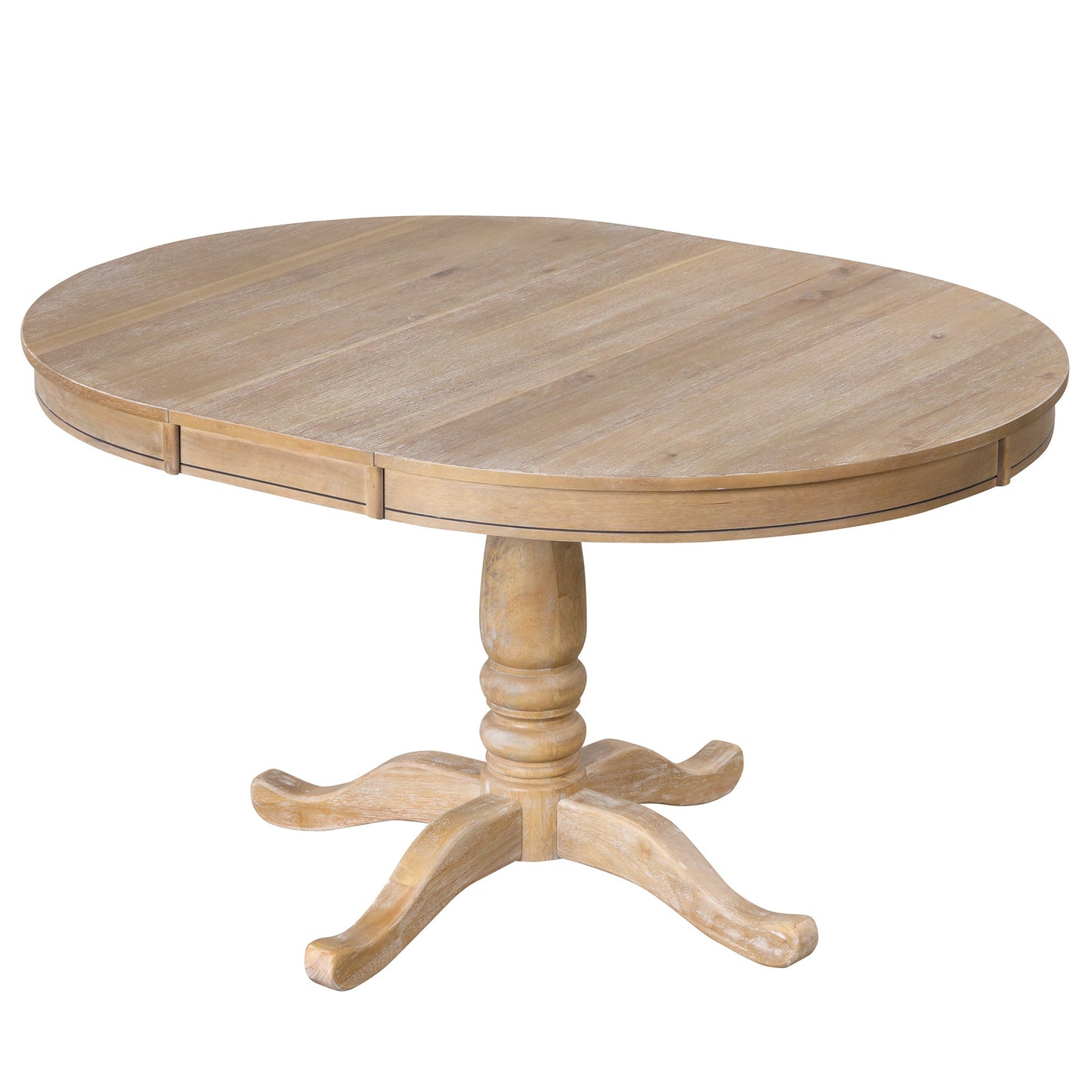 Modern Dining Table Set for 4,Round Table and 4 Kitchen Room Chairs,5 Piece